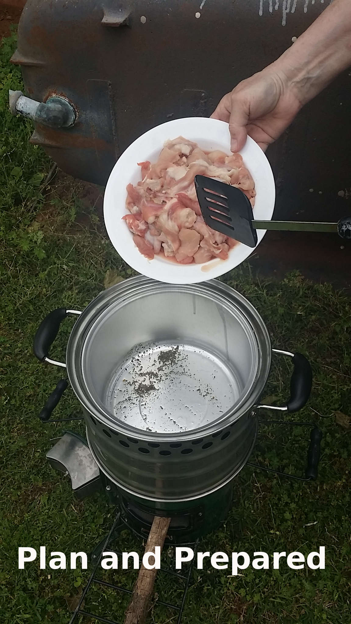 Off-grid cooking method - Here is one we recommend - Plan and Prepared